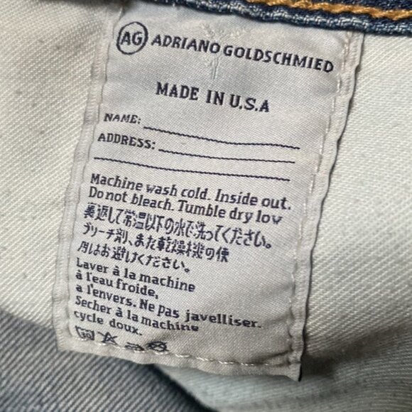 AG ADRIANO GOLDSCHMIED The Nikki Crop Relaxed Skinny distressed jeans - Picture 14 of 15